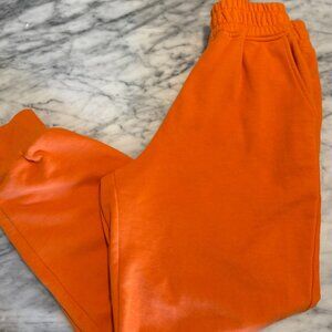 Orange Jogger Sweatpants Size Small
